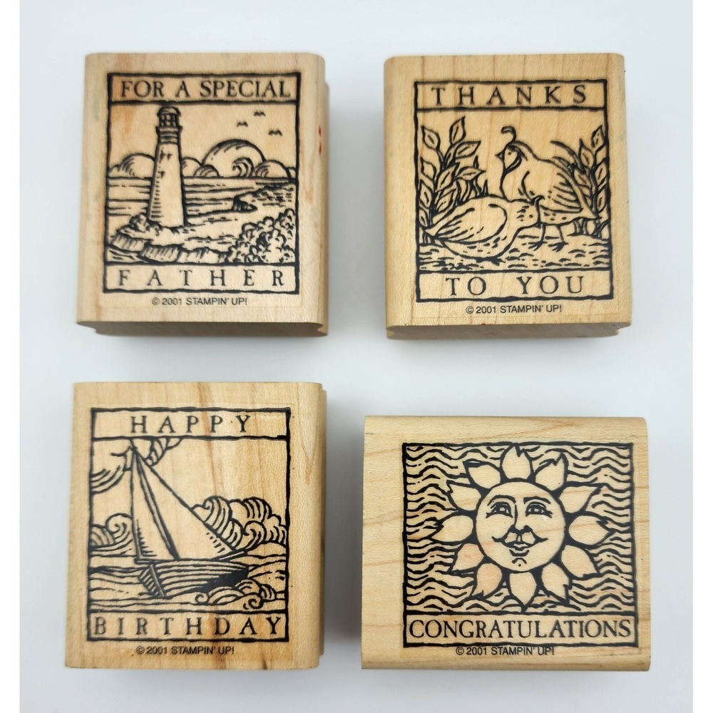LOT OF 4‎ GREETING NAUTICAL STAMPS